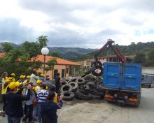 Grazie a Legambiente ed EcoTyre, il Comune di Tufara si libera di quasi 10.000 kg di pneumatici fuori uso